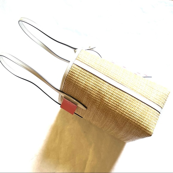 Kate Spade Picnic in the Park Small Tote Bag in Natural - Picture 3 of 16